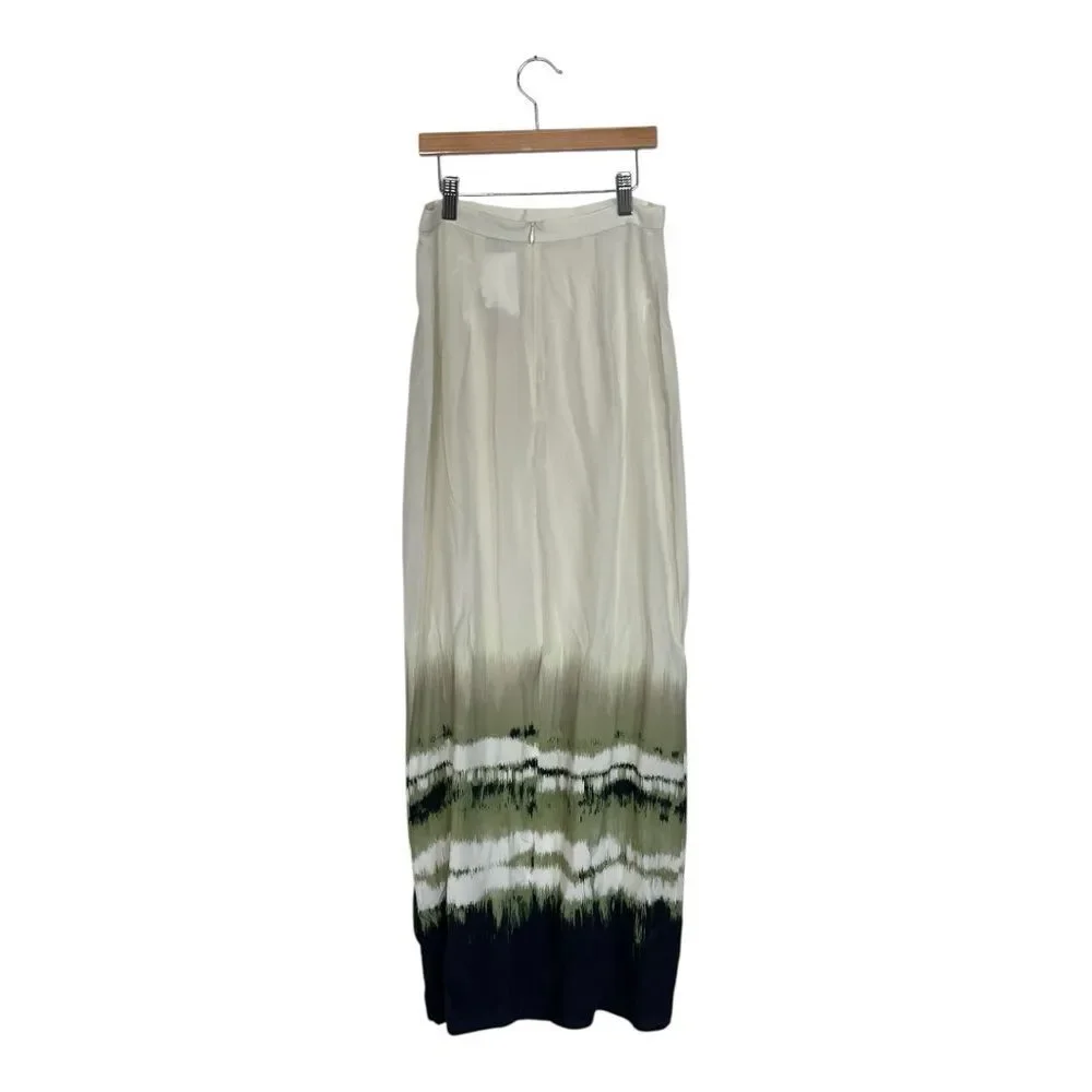 NWT Bec + Bridge Riptide Maxi Skirt 100%‎ Silk Tie Dye High-Waisted Boho US 2